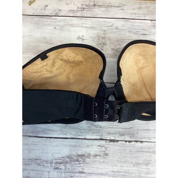 Victoria's Secret Women Biofit Multiway Strapless Bra Size 34B Black Satin - Picture 3 of 4